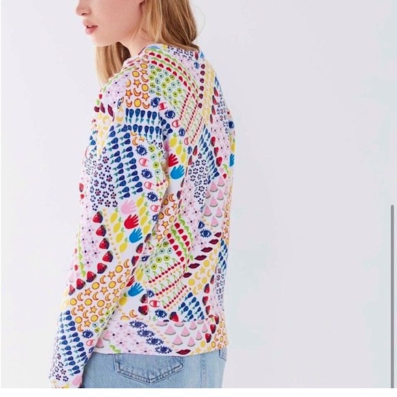 Champion X Susan Alexandra UO Reverse Weave Print - Picture 2 of 2